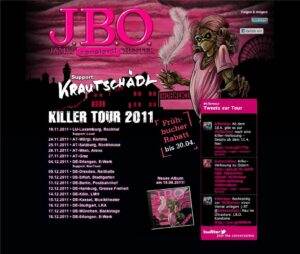 Killer Tour 2011: Support steht fest!